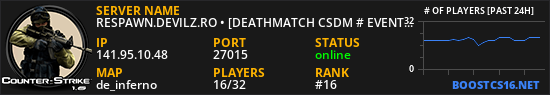RESPAWN.DEVILZ.RO • [DEATHMATCH CSDM # EVENTS]