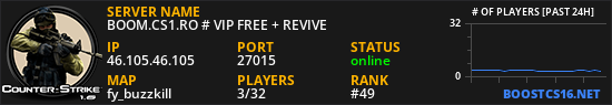 BOOM.CS1.RO # VIP FREE + REVIVE
