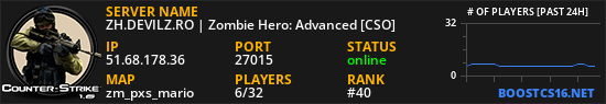 ZH.DEVILZ.RO | Zombie Hero: Advanced [CSO]