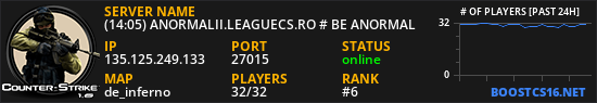 (15:14) ANORMALII.LEAGUECS.RO # BE ANORMAL