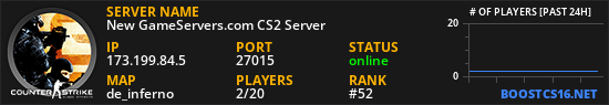 New GameServers.com CS2 Server